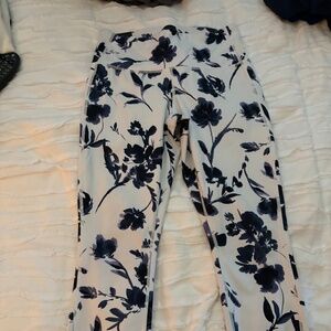 Athleta Floral Yoga Pants